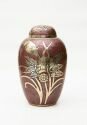 Burgundy Floral Urn